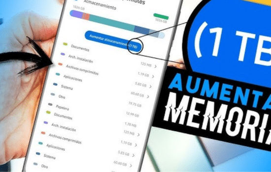 Amplía el almacenamiento de tu celular