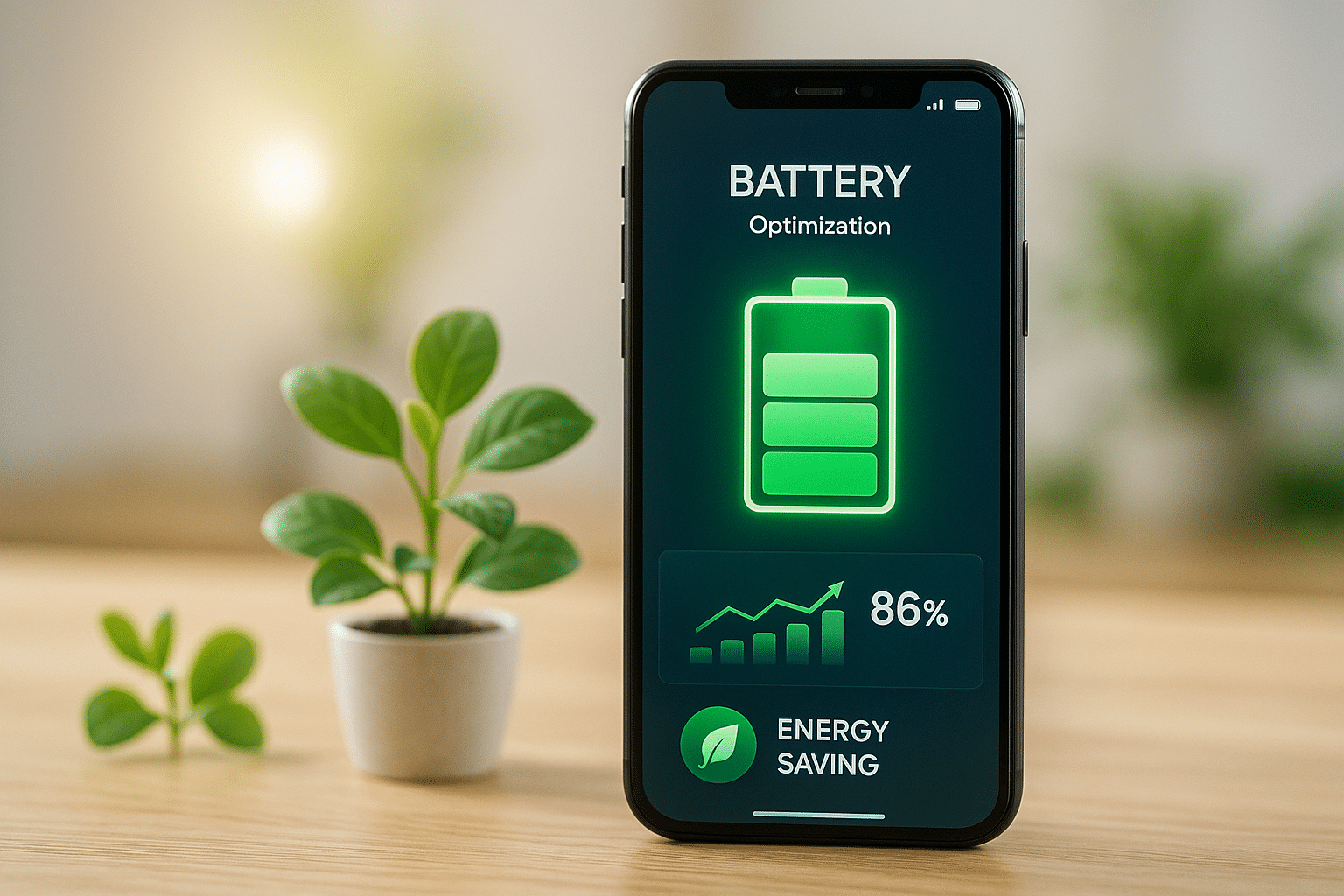 Batería Duradera con Optimización Inteligente