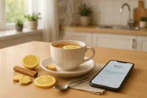 Té mágico: azúcar bajo control